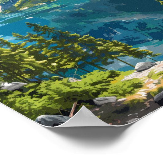 Nationalpark Durmitor Poster (Ecke)