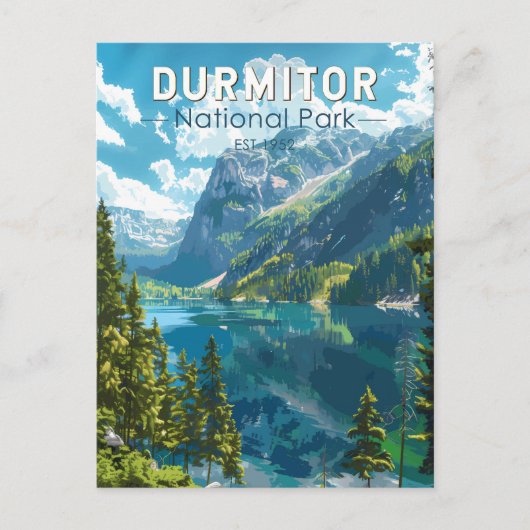 Nationalpark Durmitor Postkarte (Vorderseite)