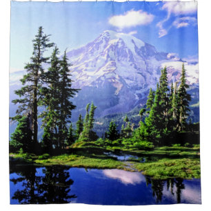 Nationalpark-Duschvorhang Mt Raineer Duschvorhang