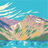 Nationalpark Ecrins Aufkleber (Vorderseite)