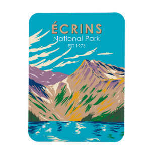Nationalpark Ecrins Dauphiné-Alpen Frankreich Magnet