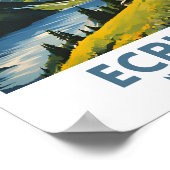 Nationalpark Ecrins Poster (Ecke)