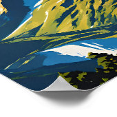 Nationalpark Ecrins Poster (Ecke)