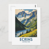 Nationalpark Ecrins Postkarte (Vorne/Hinten)