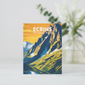 Nationalpark Ecrins Postkarte (Stehend Vorderseite)