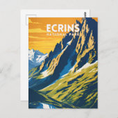 Nationalpark Ecrins Postkarte (Vorne/Hinten)