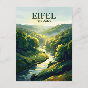 Nationalpark Eifel Deutschland Postkarte