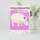 Nationalpark Etosha, Namibia (Stehend Vorderseite)