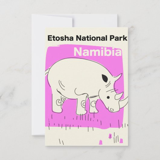 Nationalpark Etosha, Namibia (Rückseite)