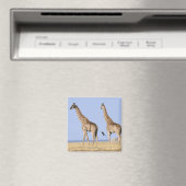 Nationalpark Etosha, Namibia 3 Magnet (In Situ (Geschirrspüler))