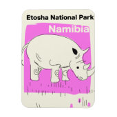 Nationalpark Etosha, Namibia Magnet (Vertikal)