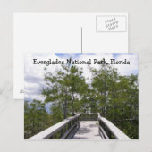 Nationalpark Everglades, Florida Postkarte (Vorne/Hinten)