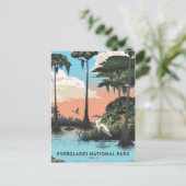 Nationalpark Everglades Postkarte (Stehend Vorderseite)