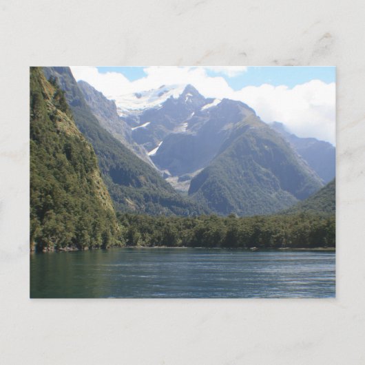 Nationalpark Fiordland, Neuseeland Postkarte (Vorderseite)