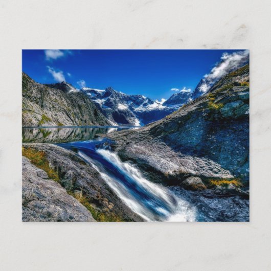 Nationalpark Fiordland, Neuseeland Postkarte (Vorderseite)
