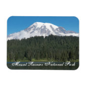 Nationalpark-Foto des Mount Rainier Magnet (Horizontal)