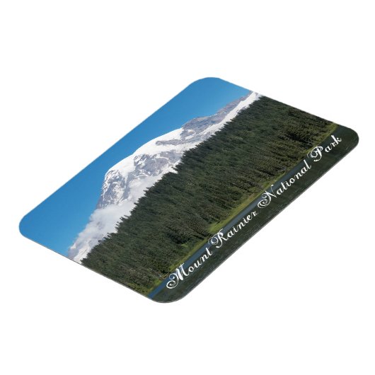 Nationalpark-Foto des Mount Rainier Magnet (Linke Seite)