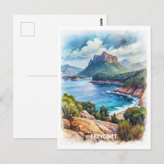 Nationalpark Freycinet Postkarte (Vorne/Hinten)