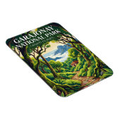 Nationalpark Garajonay Spanien Magnet (Rechte Seite)