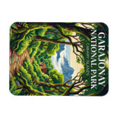 Nationalpark Garajonay Spanien Magnet (Horizontal)