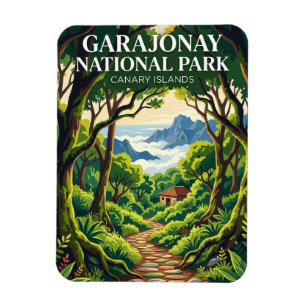 Nationalpark Garajonay Spanien Magnet