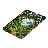 Nationalpark Garajonay Spanien Magnet (Linke Seite)