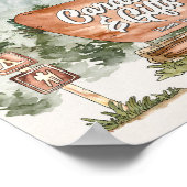 Nationalpark Geburtstagskarten und Geschenkschild Poster (Ecke)