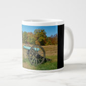 Nationalpark Gettysburg - Fall - Kanone Jumbo-Tasse (Vorderseite Rechts)