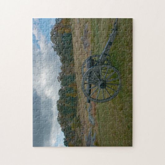 Nationalpark Gettysburg - Fall - Kanone Puzzle (Vertikal)