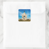 Nationalpark Gettysburg - Gedenkstätte Pennsylvani Quadratischer Aufkleber (Tasche)