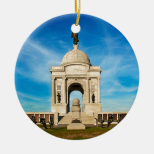 Nationalpark Gettysburg - Pennsylvania-Denkmal Keramikornament