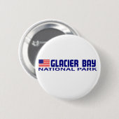 Nationalpark Glacier Bays Button (Vorne & Hinten)