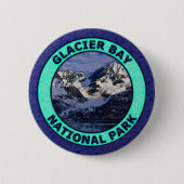 Nationalpark Glacier Bays Button (Vorderseite)