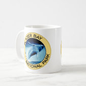 Nationalpark Glacier Bays Kaffeetasse (Vorderseite Links)