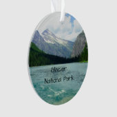 Nationalpark Gletscher Montana Ornament (Vorderseite)