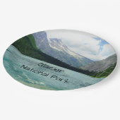 Nationalpark Gletscher Montana Pappteller (Schrägansicht)