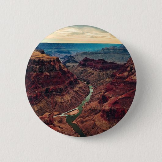 Nationalpark Grand Canyon Arizona, Fluss Colorado Button (Vorderseite)