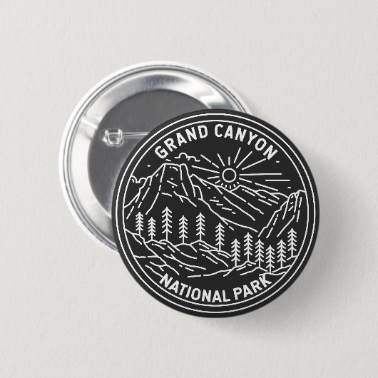 Nationalpark Grand Canyon Button (Vorne & Hinten)