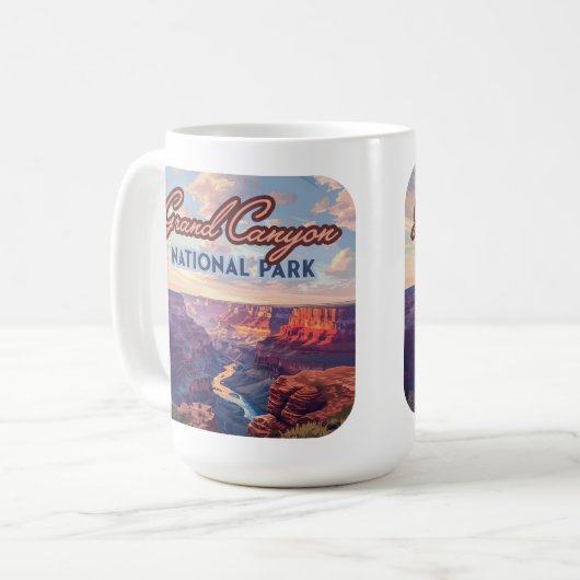 Nationalpark Grand Canyon Kaffeetasse (Vorderseite Links)