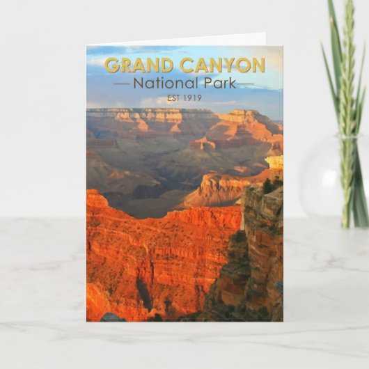 Nationalpark Grand Canyon Karte (Vorderseite)