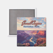 Nationalpark Grand Canyon Magnet (Vorderseite/Rückseite)