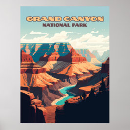 Nationalpark Grand Canyon Poster