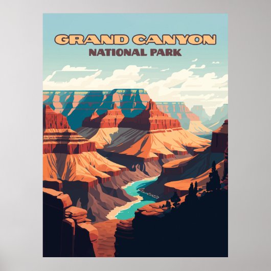 Nationalpark Grand Canyon Poster (Vorne)