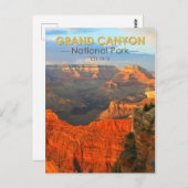 Nationalpark Grand Canyon Postkarte (Vorne/Hinten)