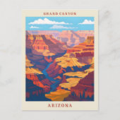 Nationalpark Grand Canyon Postkarte (Vorderseite)