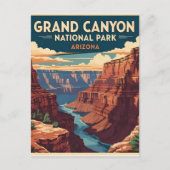 Nationalpark Grand Canyon Postkarte (Vorderseite)