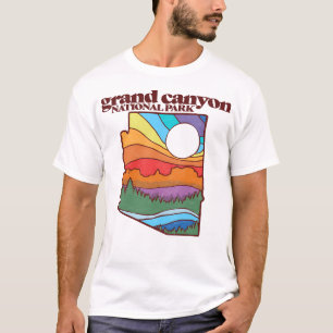 Nationalpark Grand Canyon Vintage Landschaft T-Shirt