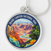 Nationalpark Grand Canyon Vintages Kunstgiesserei Schlüsselanhänger (Vorne)