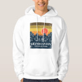 Nationalpark Grand Canyon Vintages Retro Hoodie (Vorderseite)