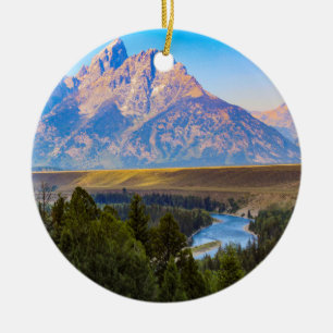 Nationalpark Grand Teton Keramik Ornament